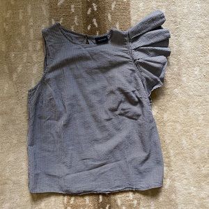 Asymmetric Ruffle Tank Top